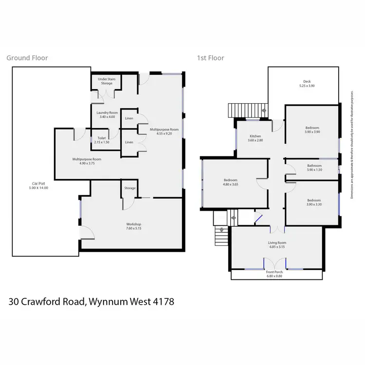 Floorplan of Homely house listing, 30 Crawford Road, Wynnum West QLD 4178
