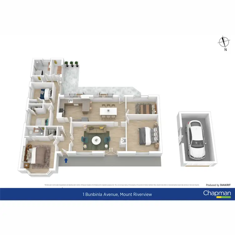 Floorplan of Homely house listing, 1 Bunbinla Avenue, Mount Riverview NSW 2774