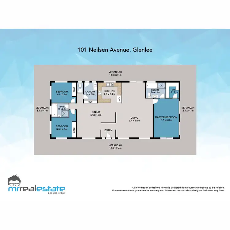 Floorplan of Homely house listing, 101 Nielsen Avenue, Glenlee QLD 4711