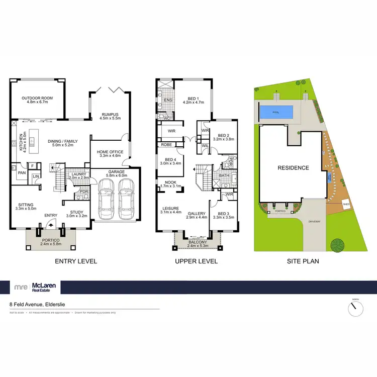 Floorplan of Homely house listing, 8 Feld Avenue, Elderslie NSW 2570