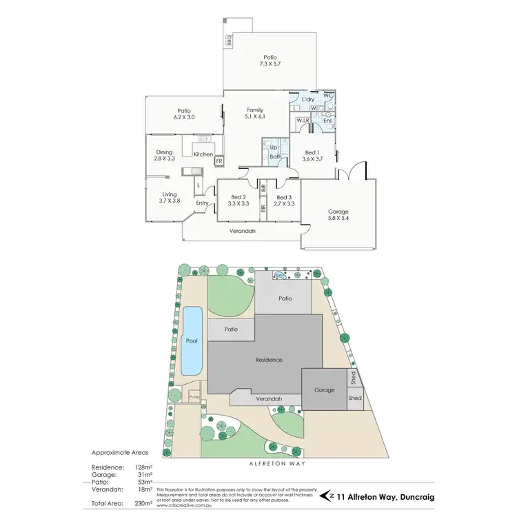 Floorplan of Homely house listing, 11 Alfreton Way, Duncraig WA 6023