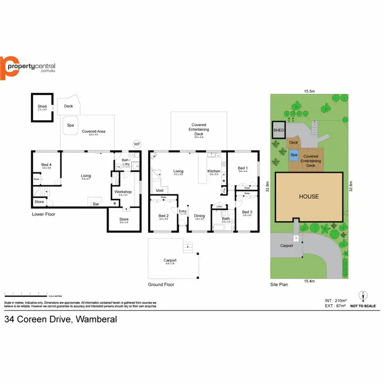 Floorplan of Homely house listing, 34 Coreen Drive, Wamberal NSW 2260