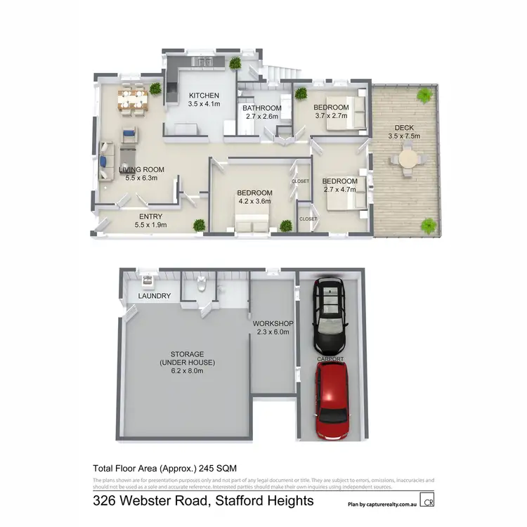 Floorplan of Homely house listing, 326 Webster Road, Stafford Heights QLD 4053