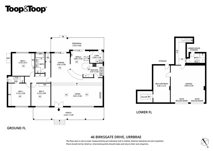 Floorplan of Homely house listing, 46 Birksgate Drive, Urrbrae SA 5064