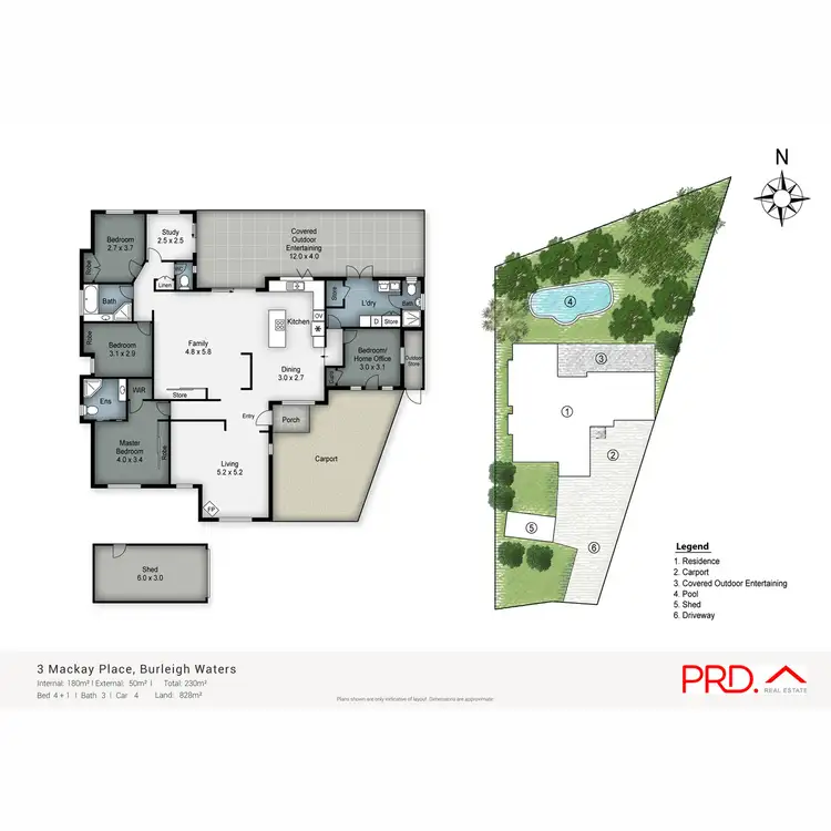 Floorplan of Homely house listing, 3 Mackay Place, Burleigh Waters QLD 4220