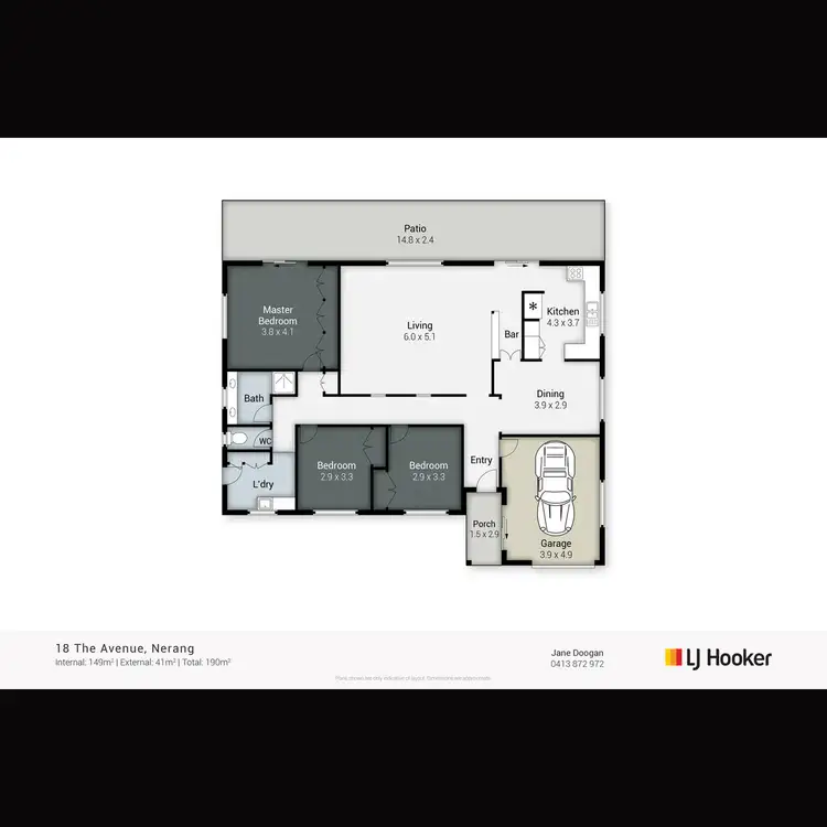 Floorplan of Homely house listing, 18 The Avenue, Nerang QLD 4211