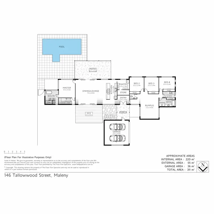 Floorplan of Homely house listing, 146 Tallowwood Street, Maleny QLD 4552