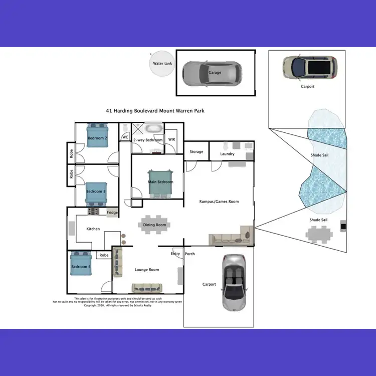 Floorplan of Homely house listing, 41 Harding Boulevard, Mount Warren Park QLD 4207