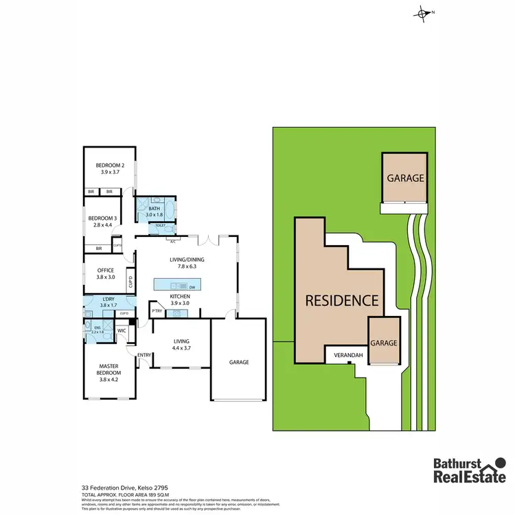 Floorplan of Homely house listing, 33 Federation Drive, Kelso NSW 2795