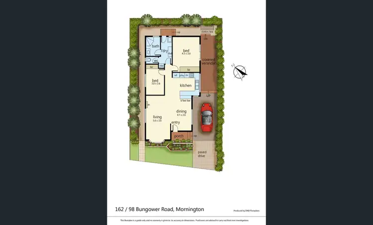Floorplan of Homely retirement listing, 162/98 Bungower Road, Mornington VIC 3931