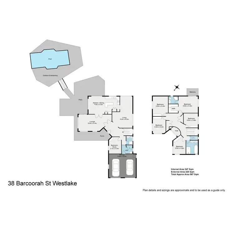 Floorplan of Homely house listing, 38 Barcoorah Street, Westlake QLD 4074