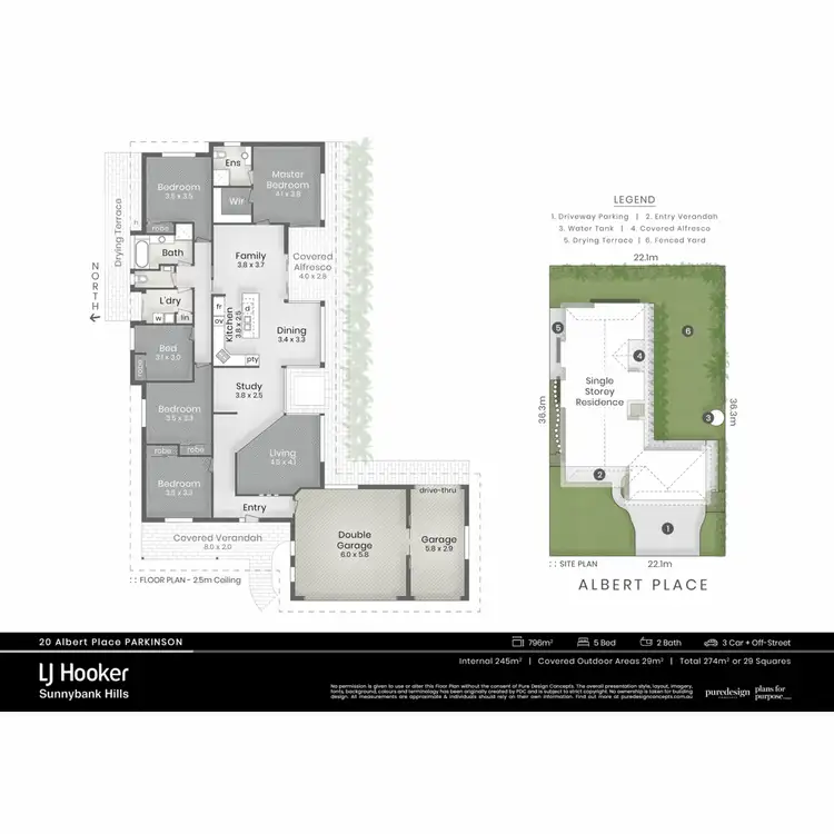 Floorplan of Homely house listing, 20 Albert Place, Parkinson QLD 4115