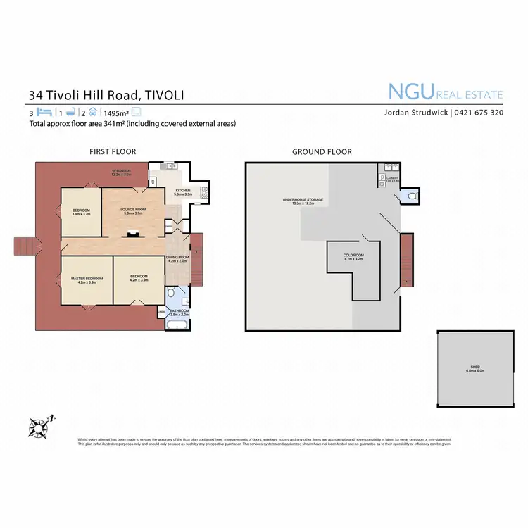 Floorplan of Homely house listing, 34 Tivoli Hill Road, Tivoli QLD 4305
