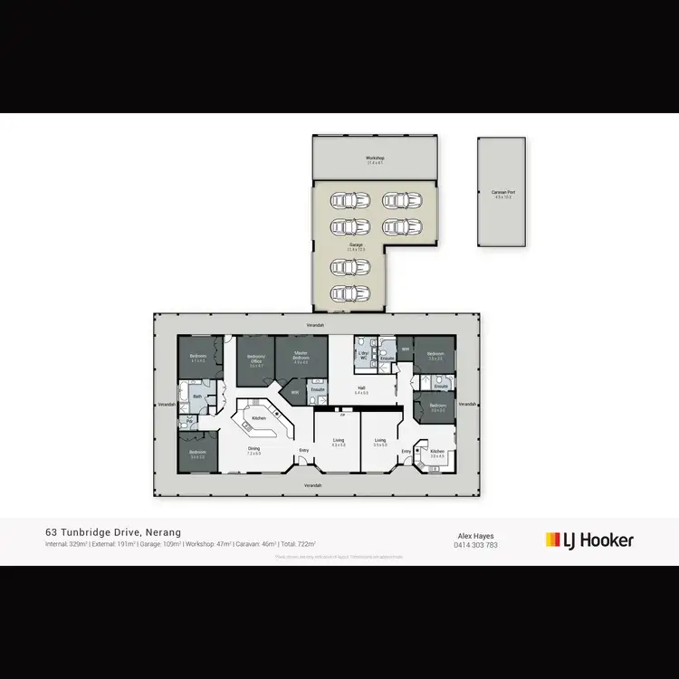 Floorplan of Homely rural property listing, 63 Tunbridge Drive, Nerang QLD 4211