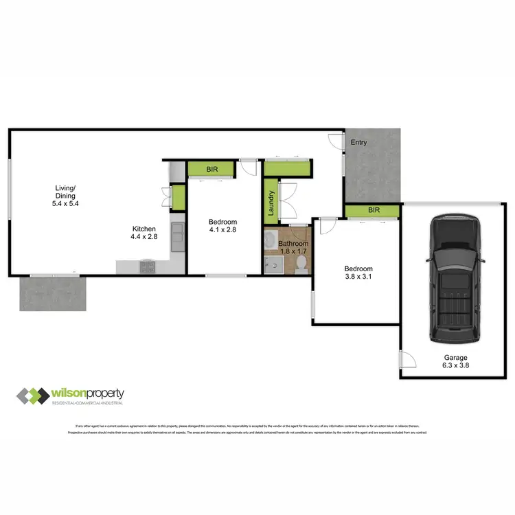 Floorplan of Homely unit listing, 4/26 Tintern Place, Traralgon VIC 3844