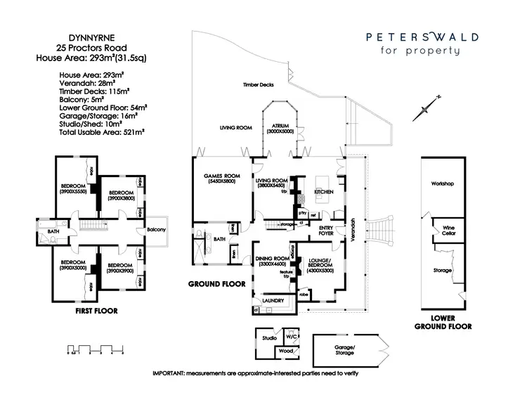 Floorplan of Homely house listing, 25 Proctors Road, Dynnyrne TAS 7005