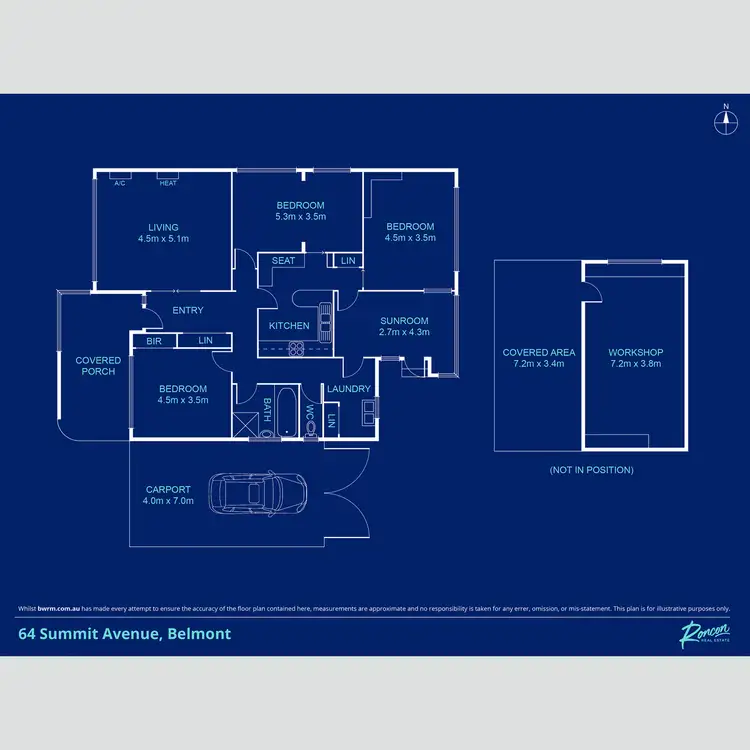 Floorplan of Homely house listing, 64 Summit Avenue, Belmont VIC 3216