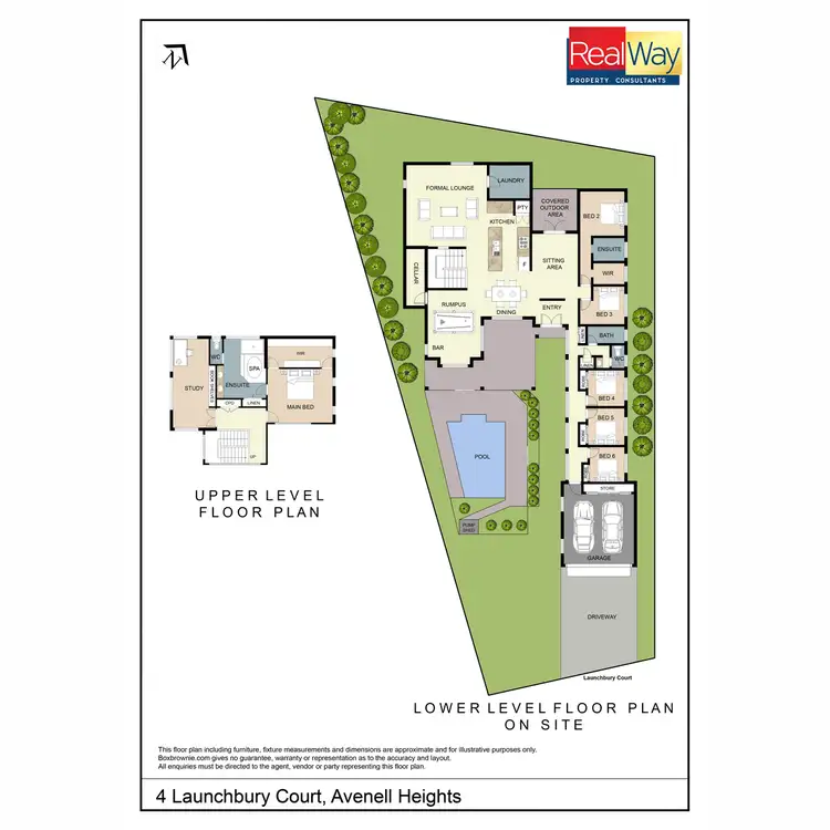 Floorplan of Homely house listing, 4 Launchbury Court, Avenell Heights QLD 4670