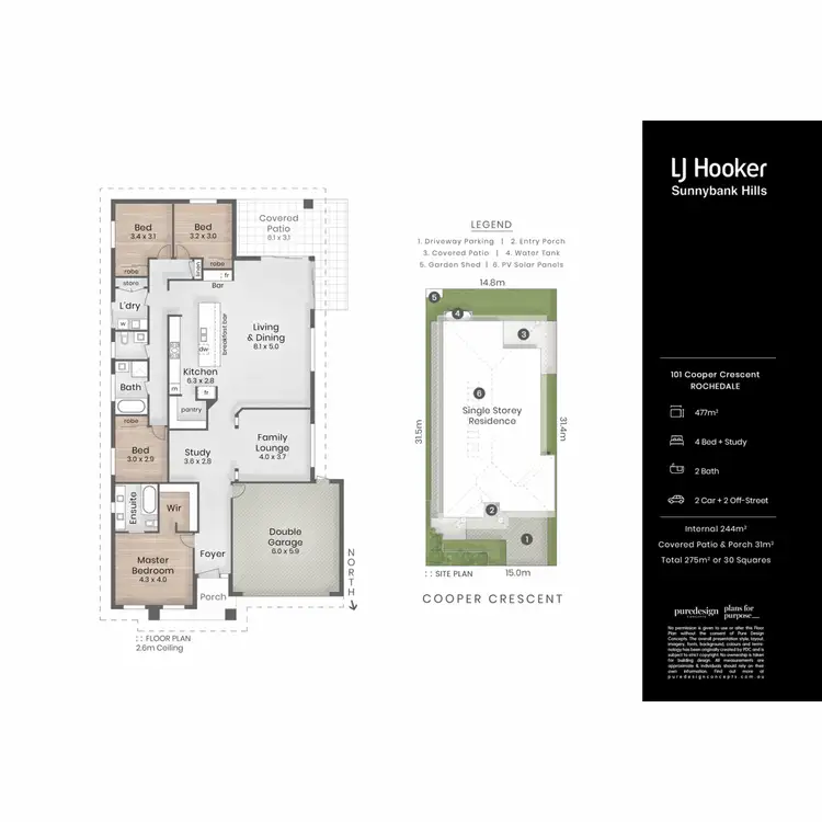 Floorplan of Homely house listing, 101 Cooper Crescent, Rochedale QLD 4123