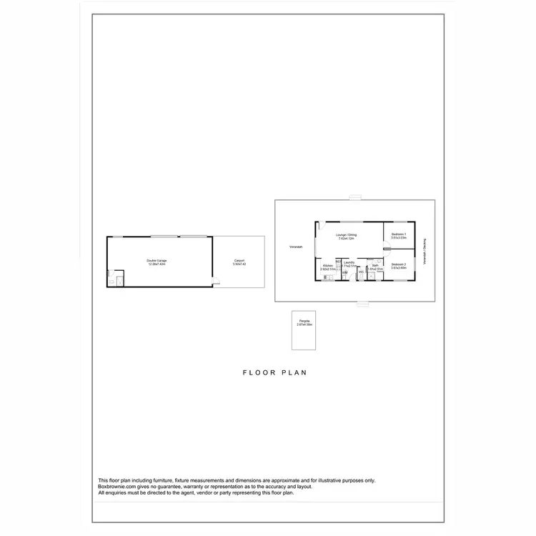 Floorplan of Homely house listing, 44-48 Bronze Wing Drive, Boston SA 5607