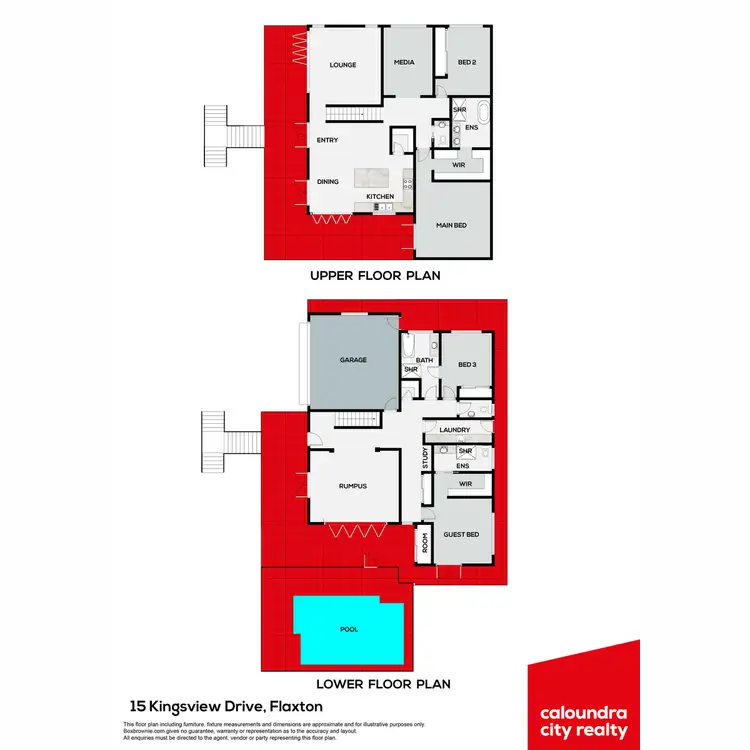 Floorplan of Homely house listing, 15 Kingsview Drive, Flaxton QLD 4560