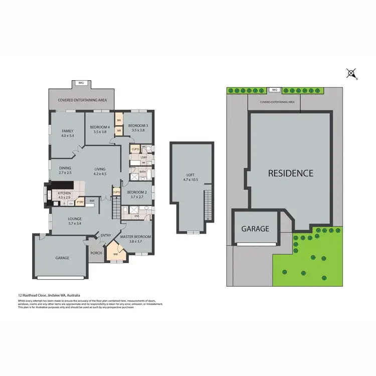 Floorplan of Homely house listing, 12 Masthead Close, Jindalee WA 6036