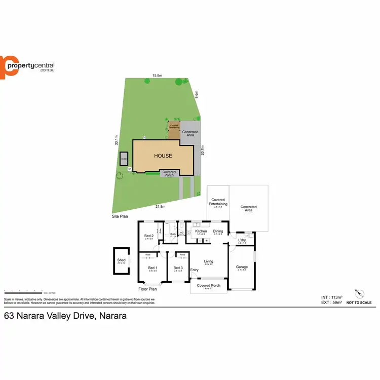 Floorplan of Homely house listing, 63 Narara Valley Drive, Narara NSW 2250