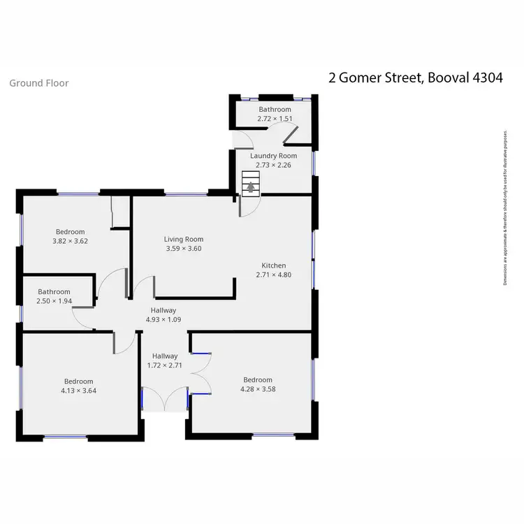 Floorplan of Homely house listing, 2 Gomer Street, Booval QLD 4304