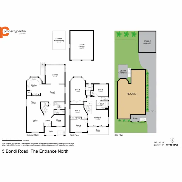 Floorplan of Homely house listing, 5 Bondi Road, The Entrance North NSW 2261