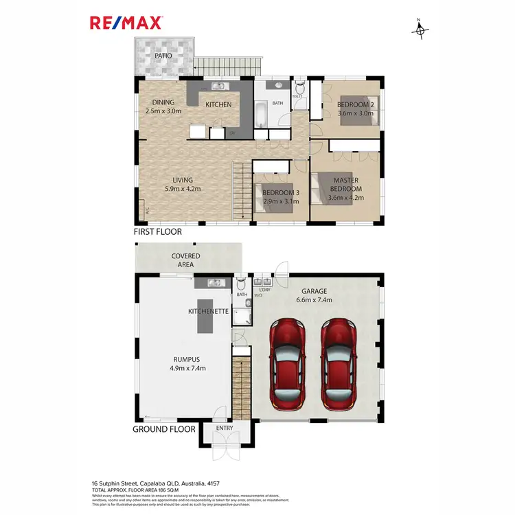 Floorplan of Homely house listing, 16 Sutphin Street, Capalaba QLD 4157