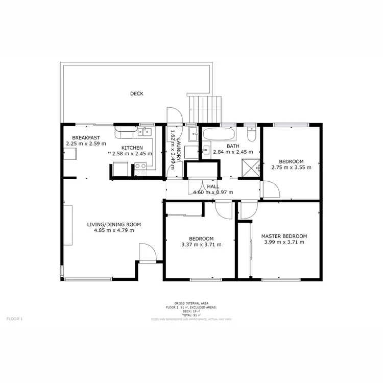 Floorplan of Homely house listing, 31 Hudson Crescent, Glenorchy TAS 7010