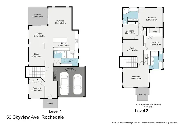 Floorplan of Homely house listing, 53 Skyview Avenue, Rochedale QLD 4123