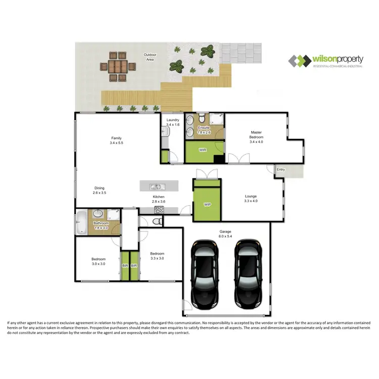 Floorplan of Homely house listing, 6 Kilkenny Close, Traralgon VIC 3844