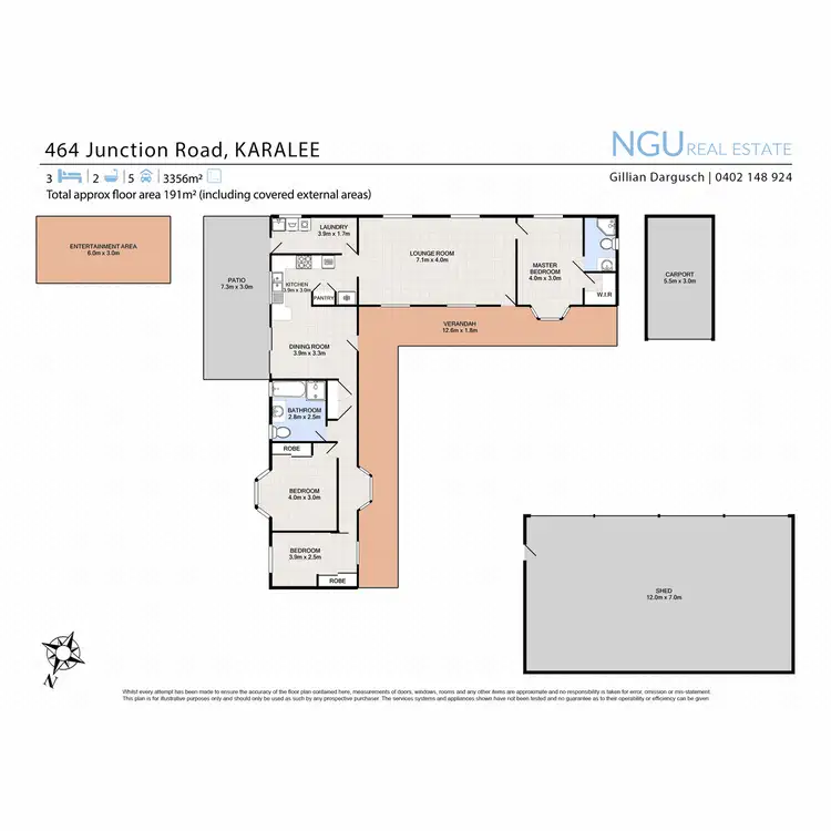 Floorplan of Homely house listing, 464 Junction Road, Karalee QLD 4306