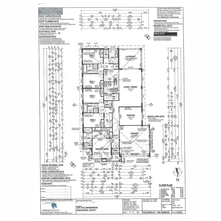 Floorplan of Homely house listing, 22 Windermere Boulevard, Aveley WA 6069