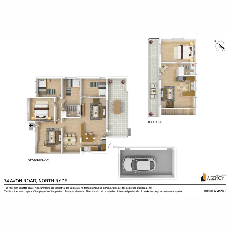 Floorplan of Homely house listing, 74 Avon Road, North Ryde NSW 2113