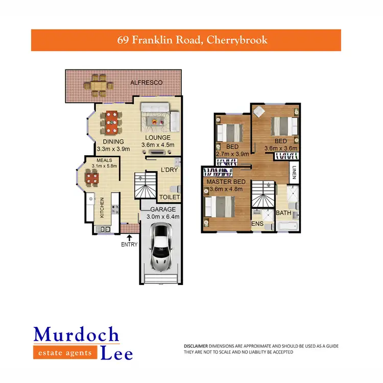 Floorplan of Homely semi-detached listing, 69 Franklin Road, Cherrybrook NSW 2126