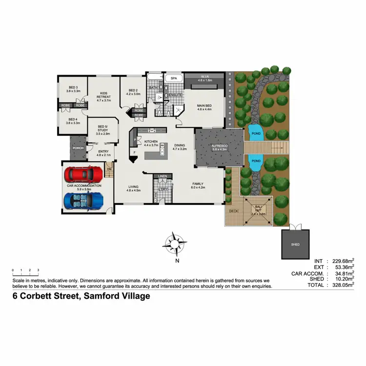 Floorplan of Homely house listing, 6 Corbett Street, Samford Village QLD 4520