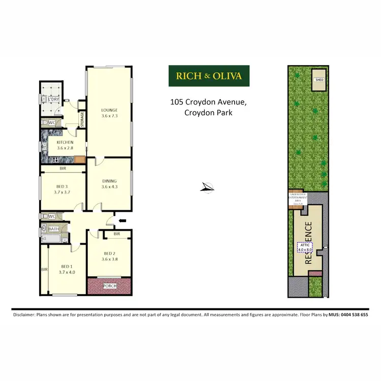 Floorplan of Homely house listing, 105 Croydon Avenue, Croydon Park NSW 2133