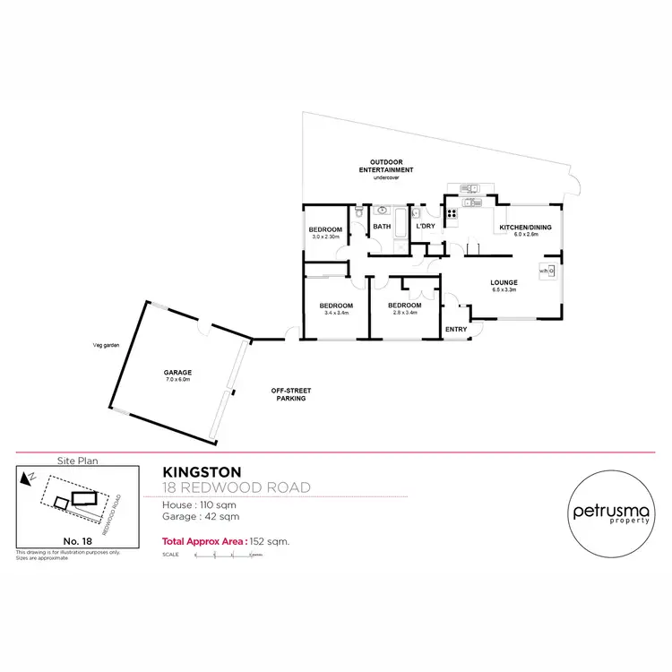 Floorplan of Homely house listing, 18 Redwood Road, Kingston TAS 7050