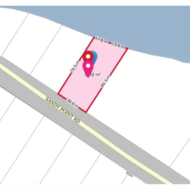Floorplan of Homely land listing, 28 Sandy Point Road, Monaltrie NSW 2480