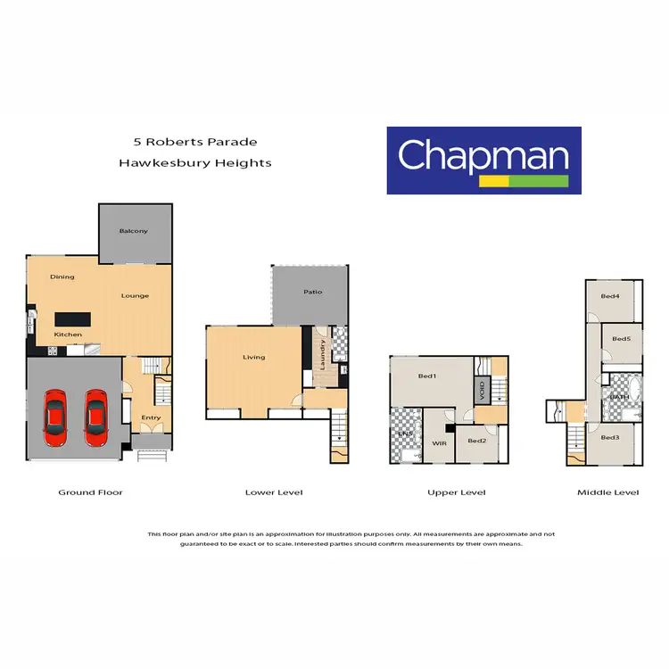 Floorplan of Homely house listing, 5 Roberts Parade, Hawkesbury Heights NSW 2777