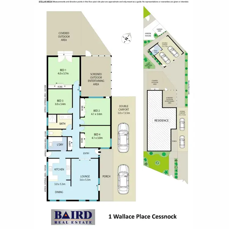 Floorplan of Homely house listing, 1 Wallace Place, Cessnock NSW 2325