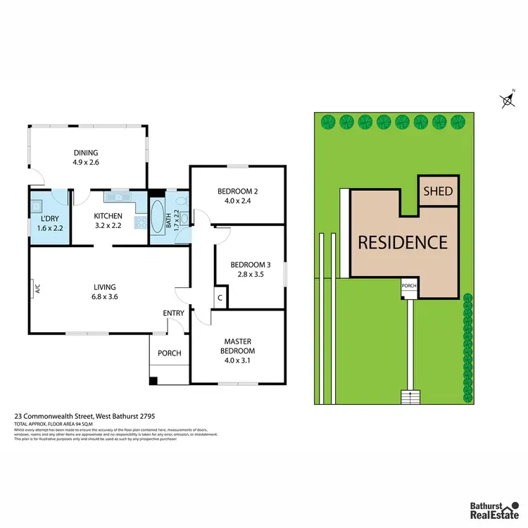 Floorplan of Homely house listing, 23 Commonwealth Street, West Bathurst NSW 2795