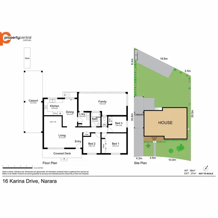 Floorplan of Homely house listing, 16 Karina Drive, Narara NSW 2250