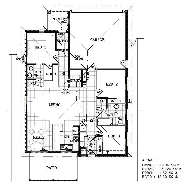 Floorplan of Homely unit listing, 2/4 Kellerman Crescent, Boorooma NSW 2650