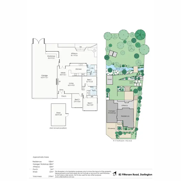 Floorplan of Homely house listing, 82 Pittersen Road, Darlington WA 6070