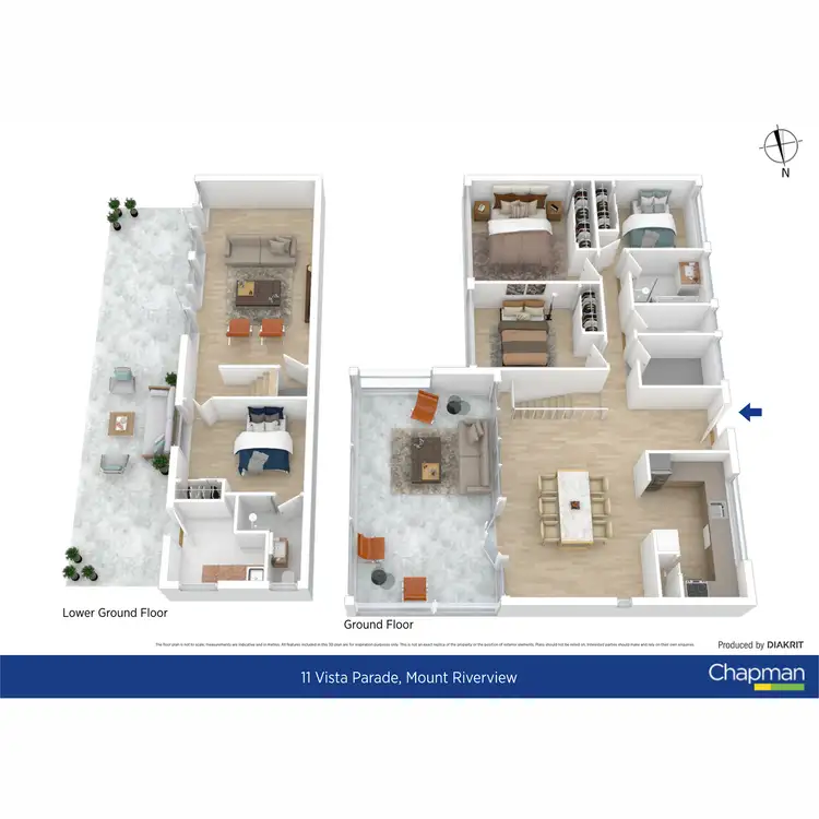 Floorplan of Homely house listing, 11 Vista Parade, Mount Riverview NSW 2774