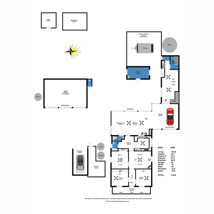 Floorplan of Homely house listing, 73 Milendella Road, Palmer SA 5237