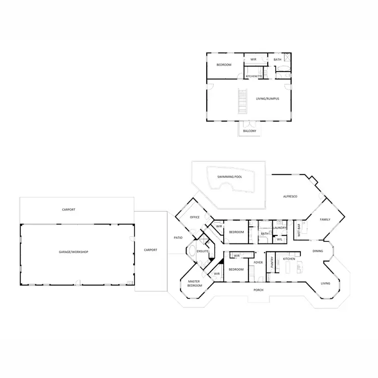 Floorplan of Homely rural property listing, 52 McDonald Lane, Kiewa VIC 3691